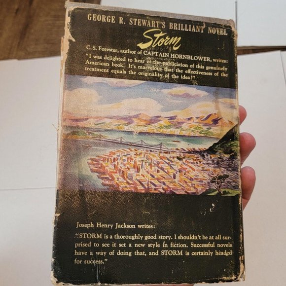 STORM By George R. Stewart 1941 Random House New York 1st Edition HC - Picture 4 of 10